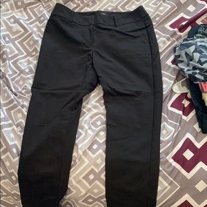 Loft Julie Skinny Black Pants